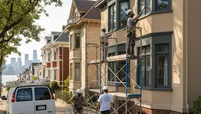 Hoboken, NJ painting contractors providing interior and exterior painting services for homes and businesses