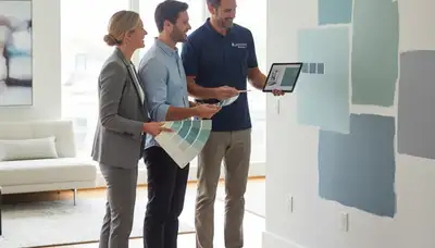 Hoboken, NJ color consultation for home painting, helping choose durable interior and exterior paint colors