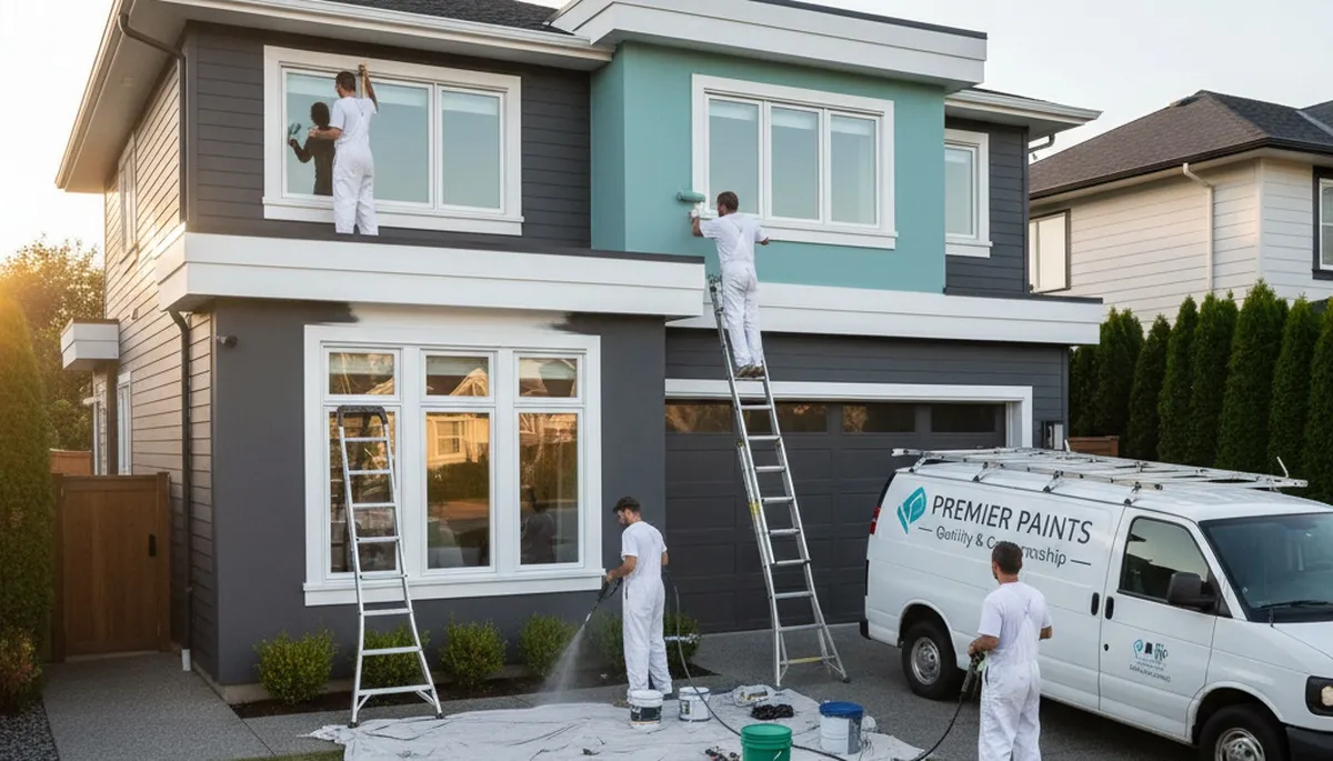 Exterior house painting in Hoboken, NJ by Hoboken Paint Pros for durable curb appeal