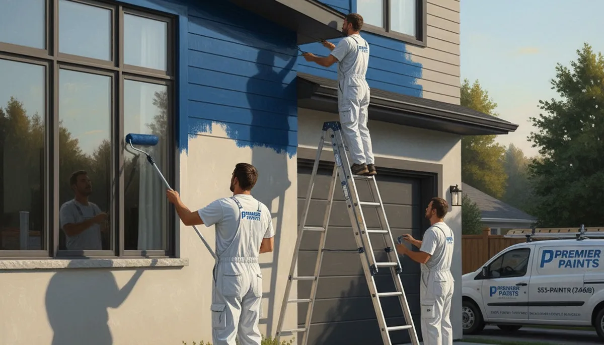 Exterior house painting in Hoboken, NJ by Hoboken Paint Pros for durable weather protection