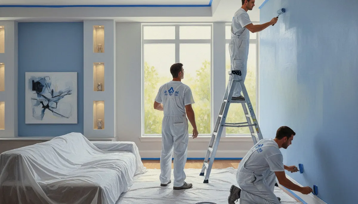 Interior house painting service in Hoboken, NJ by Hoboken Paint Pros