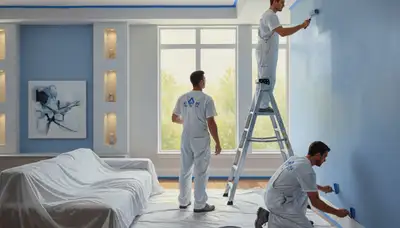 Interior house painting service in Hoboken, NJ by Hoboken Paint Pros