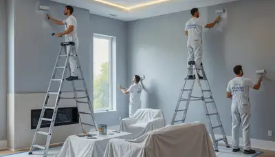 Interior house painting in Hoboken, NJ by Hoboken Paint Pros for fresh, protected walls
