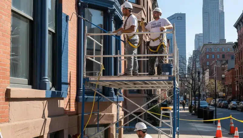 Hoboken, NJ painting contractors providing professional interior and exterior painting services