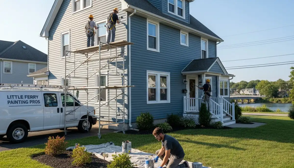 Professional painting crew serving Hoboken, NJ for interior and exterior home painting services