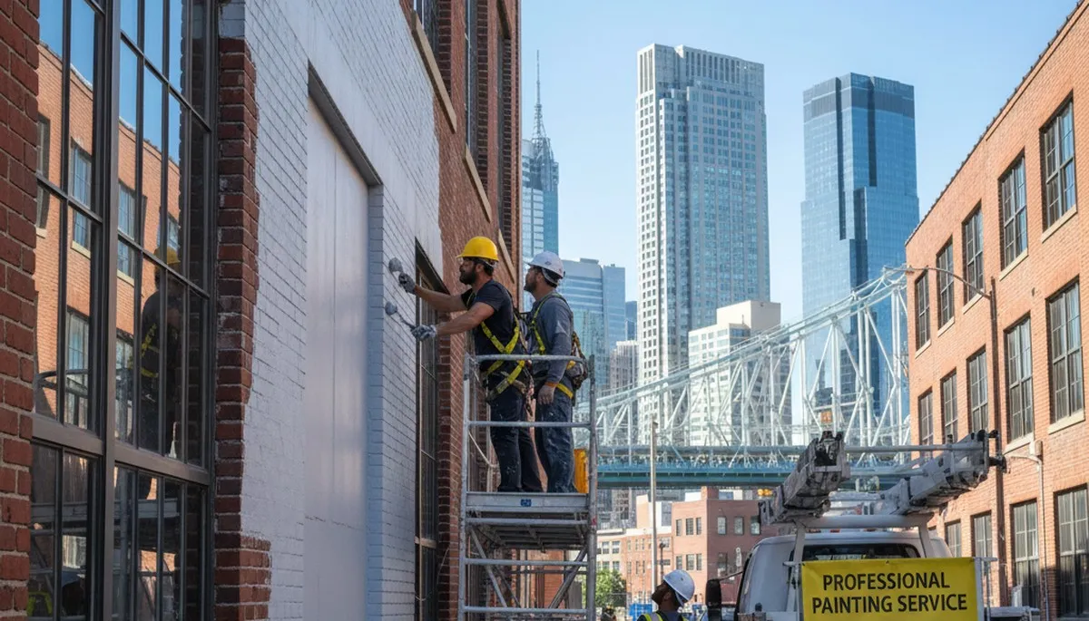 Professional painting service in Hoboken, NJ for interior and exterior home and business painting