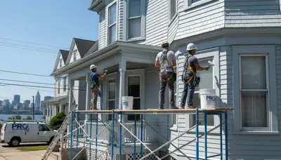 Professional painting contractor in Hoboken, NJ providing interior and exterior painting services