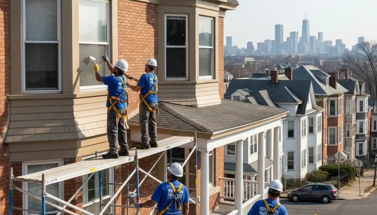 Professional painting service team in Hoboken, NJ, delivering interior and exterior house painting services