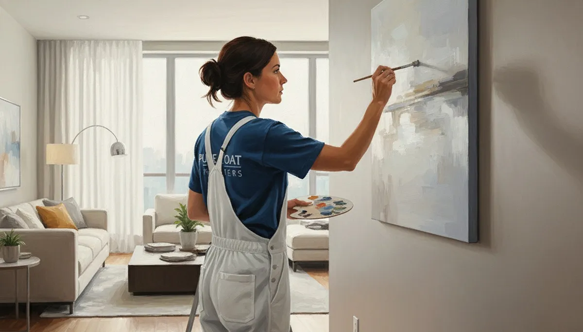 Paint touch-up service in Hoboken, NJ for matching finishes and seamless wall repairs