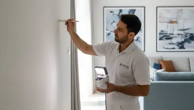 Paint touch-up service in Hoboken, NJ for matching faded interior and exterior paint finishes