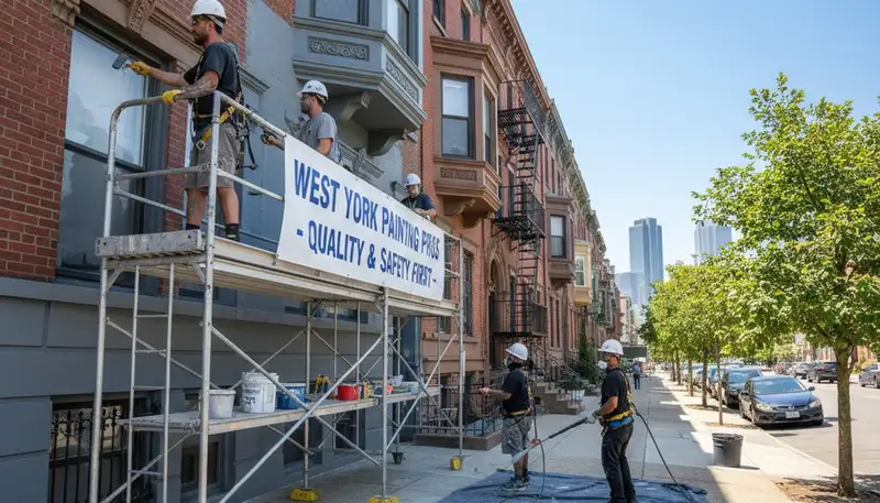 Painting contractors in Hoboken, NJ providing professional interior and exterior house painting services