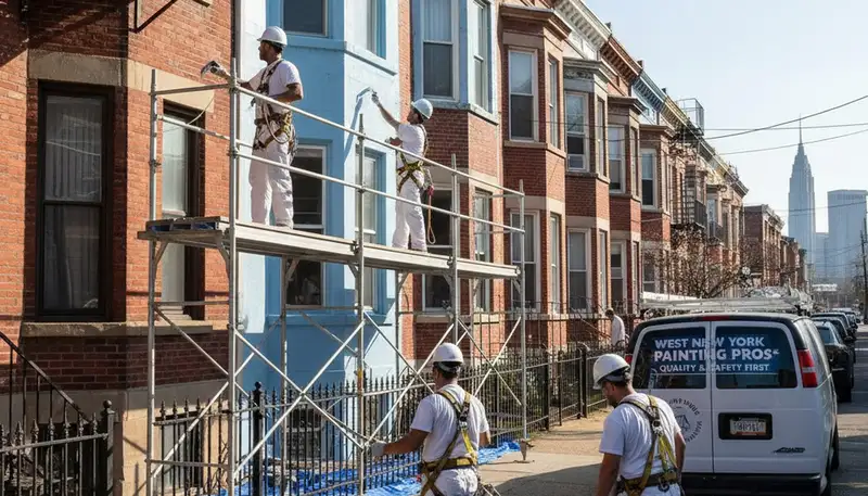 Painting contractor in Hoboken, NJ providing professional interior and exterior painting services